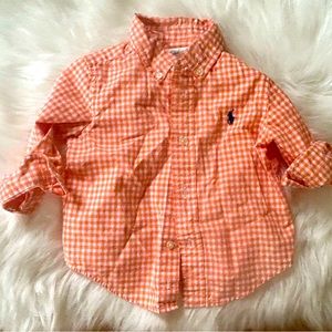 18 Month Orange Ralph Lauren Polo
